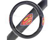 Black Steering Wheel Cover Superman Licensed Products Warner Brothers Design