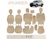 Custom Fit Seat Covers for Toyota 4Runner 2012 to 2013 Exact Trim Encore Beige
