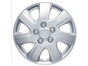 2010 2011 Toyota Camry Silver 16 Clip On Hubcaps Premium Set of 4