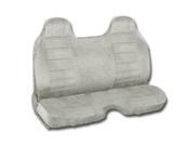 Gray Regal Tweed Bench Seat Cover for Pickup Trucks Semi Custom Fit