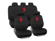 9 piece Dragon Exquisite Seat Cover Full Set Front and Rear
