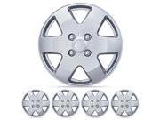 4 PC Set 15 Silver Hubcaps Wheel Cover OEM Replacement ABS Skin Cap