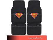 Superman Car Floor Mats 4 PC Officially Licensed Products Auto Carpet Mats
