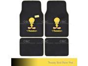 Tweety Bird Car Floor Mats 4 PC Officially Licensed Products Auto Carpet Mats