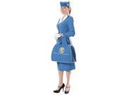 Deluxe Vintage Retro Stewardess Costume