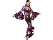 Deluxe Womens 1970s Disco Rock Star Costume Theatrical Quality