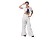 Deluxe White Navy Pinup Girl 2 Costume Theatrical Quality
