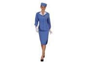 Deluxe Vintage Retro Stewardess Costume