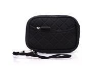 Kroo Black Quilted Neoprene Pouch for 3.5 Inch Camera