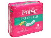 Poise Extra Plus Absorbency Pads 16 ea