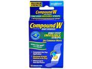 Compound W One Step Invisible Strips Wart Remover Medicated Strips 14 Count