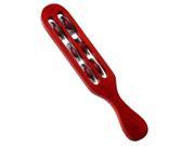 Tambourine Wooden Jingle Stick Red Finish