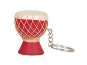 Djembe Keychain Red