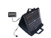 SunVolt MAX Solar Charger compatible with the Navigon 2100 max and one other device; charge from sun at wall outlet like speed