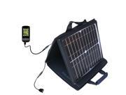 SunVolt MAX Solar Charger compatible with the uPro uPro Golf GPS and one other device; charge from sun at wall outlet like speed