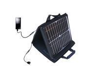 SunVolt MAX Solar Charger compatible with the iRiver T6 and one other device; charge from sun at wall outlet like speed