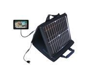 SunVolt MAX Solar Charger compatible with the Garmin Nuvi 3590 3590LMT and one other device; charge from sun at wall outlet like