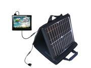 SunVolt Solar Charger compatible with the Le Pan M97 and one other device charge from sun at wall outlet like speed