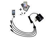 Quad output Wall Charger includes tip for the Sony Bloggie Touch MHS-TS10 Quad output Wall Charger includes tip for the Sony Bloggie Touch MHS-TS10