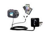 Double Wall Home Charger with tips including compatible with the JVC GC XA2 Action Camera