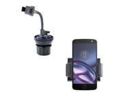 Small Compact Cup Holder compatible with the Motorola Moto Z Play