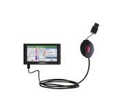 Retractable USB Power Port Ready charger cable designed for the Garmin Drive 51 61 and uses TipExchange