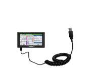 Coiled USB Cable compatible with the Garmin Drive 51 61