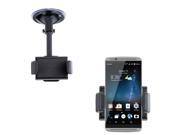 Small Compact Windshield Car Auto Holder Mount compatible with the ZTE Axon 7 Mini