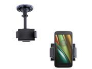 Small Compact Windshield Car Auto Holder Mount compatible with the Motorola Moto E3
