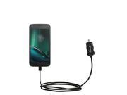 Mini Car Charger compatible with the Motorola Moto G4 G4 Plus