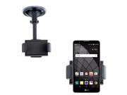 Small Compact Windshield Car Auto Holder Mount compatible with the LG Stylo 2