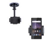 Small Compact Windshield Car Auto Holder Mount compatible with the ZTE Tempo