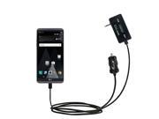 FM Transmitter Plus Car Charger compatible with the LG V20