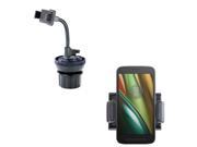 Small Compact Cup Holder compatible with the Motorola Moto E3