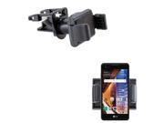 Small Compact Vent Clip Car Auto Holder Mount compatible with the LG Tribute HD