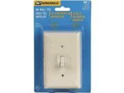 OUTLET BOX SGL SWITCH WH
