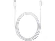 Apple USB C to Lightning Cable 1 m Lightning USB for iPod iPad iPhone 3.28 ft 1 x Type C Male USB 1 x Lightning Male Proprietary Connector White