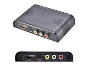 AddOn Video converter composite video S video HDMI black pack of 5
