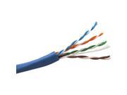 Weltron CAT5e UTP 350 MHz Solid PVC CMR Cable 1000 Feet