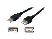 AddOncomputer.com Bulk 5 Pack 6in 15cm USB 2.0 A to A Extension Cable M F