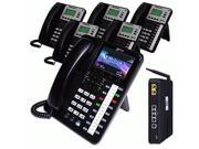 XBLUE X25 System Bundle with 6 Phones Includes 1 X4040 Vivid Color Display IP Phone 5 X3030 IP Phones X254135 ??