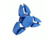 Worryfree Gadgets METAL-FIDGET-BLU Metal Fidget Spinner Focus Toy Ultra-Grip Design Anxiety Relief