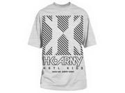 HK Army T Shirt X Ray Light Gray Ash Medium