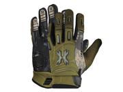 HK Army Pro Gloves Full Finger Olive Camo Small