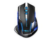 E Blue Mazer II Wireless Optical Pro Gaming Mouse AVAGO chip 2500 DPI Blue LED 2.4GHz
