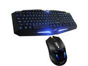 Genius K9 USB LED Illuminated Ergonomic Backlight Pro Gaming Game Keyboard Genius GX310 2000DPI Wired USB Mouse with Adjustable Weight DPI Black