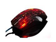 A jazz Quake 7 Professional 8 buttons Custom Gaming Game Mouse Avago A5050 800 1200 1600 2400DPI Red LED Breathing Light New in Metal Box