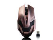 A JAZZ AJAZZ 1000 1600DPI Green Hornet 2.4Ghz Wireless Game Gaming Optical Mouse Electroplating Copper New in Metal Box