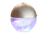 EcoGecko Earth Ball Water Based Air Purifier Revitalizer with Blue LED Silver