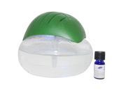 EcoGecko Green Leaf Air Cleaner Revitalizer Essential Oil Diffuser with 10ML Lavender Oil